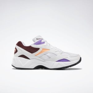 Reebok Aztrek 96 Turnschuhe Damen - Weiß/Bordeaux - DE 894-XST